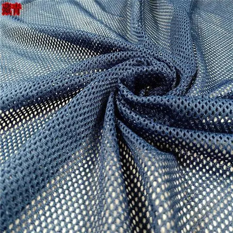 High-grade Black Fishnet Mesh Fabric By Meters for Chairs Bags Cradles Sewing Plain Summer Polyester Textile Wearable Breathable