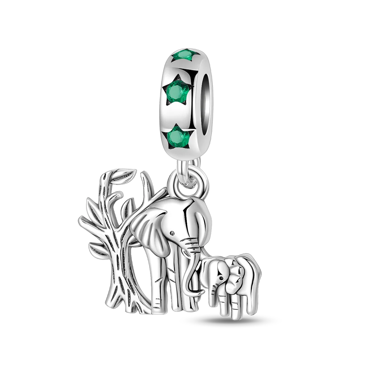 925 Silver elephant lion rhinoceros dinosaur Animal Charms Beads Fit 4MM hole diamet Bracelets Fine DIY Christmas Jewelry Gifts