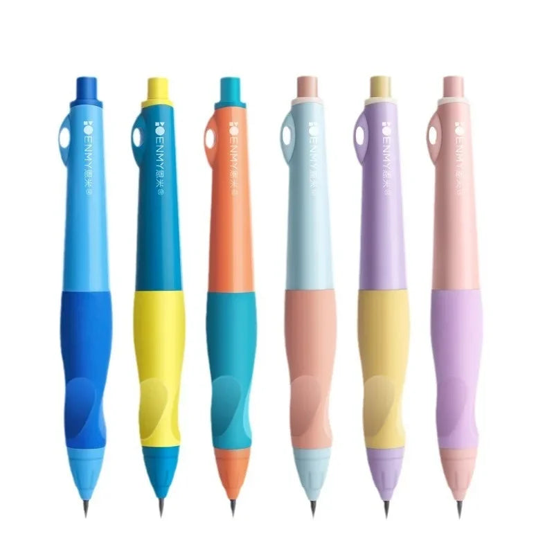 ENMY 2.0mm Mechanical Pencil Set Posture Correction Anti-Break Lead for Kids Children Writing School Supplies Korean Stationery