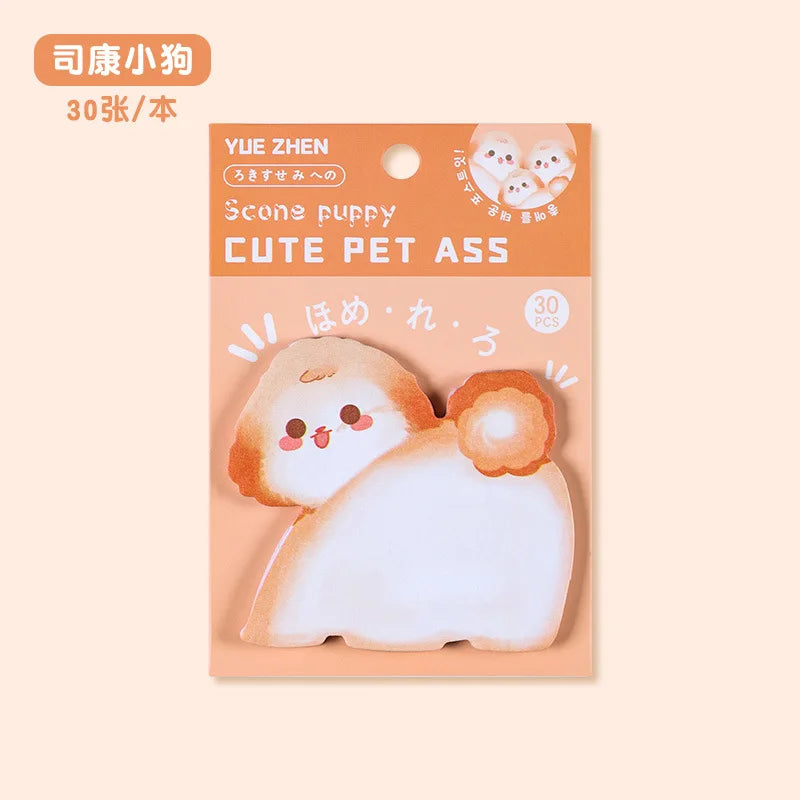 Korean Stationery Kawaii Cartoon Cat Sticky Memo Post Pad Marker It Note Planner Stickers Cute Office Supplies School Supplies