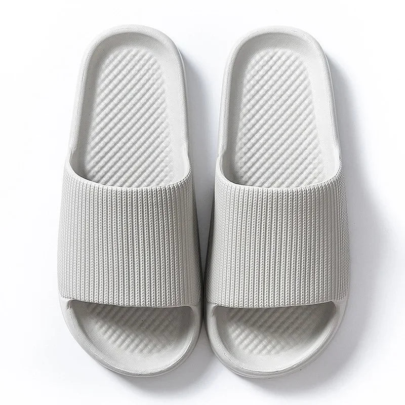 Thick Platform Bathroom Slippers Women Fashion Soft Sole EVA Indoor Slides Non-slip Summer Sandals 2024