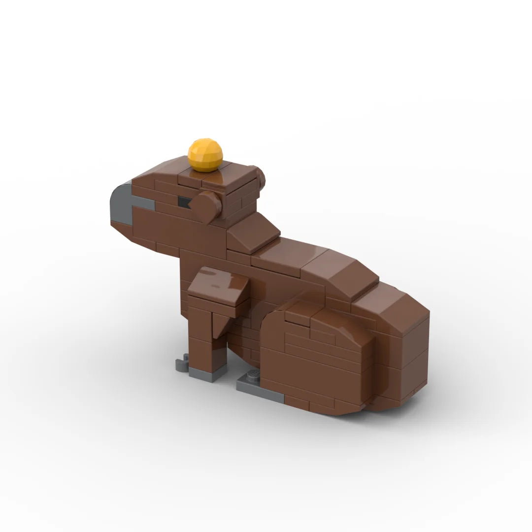 Animal Series 62Pcs MOC Bricks Cat Figires DIY Building Blocks Kids Education Toys For Children Birthday Gift