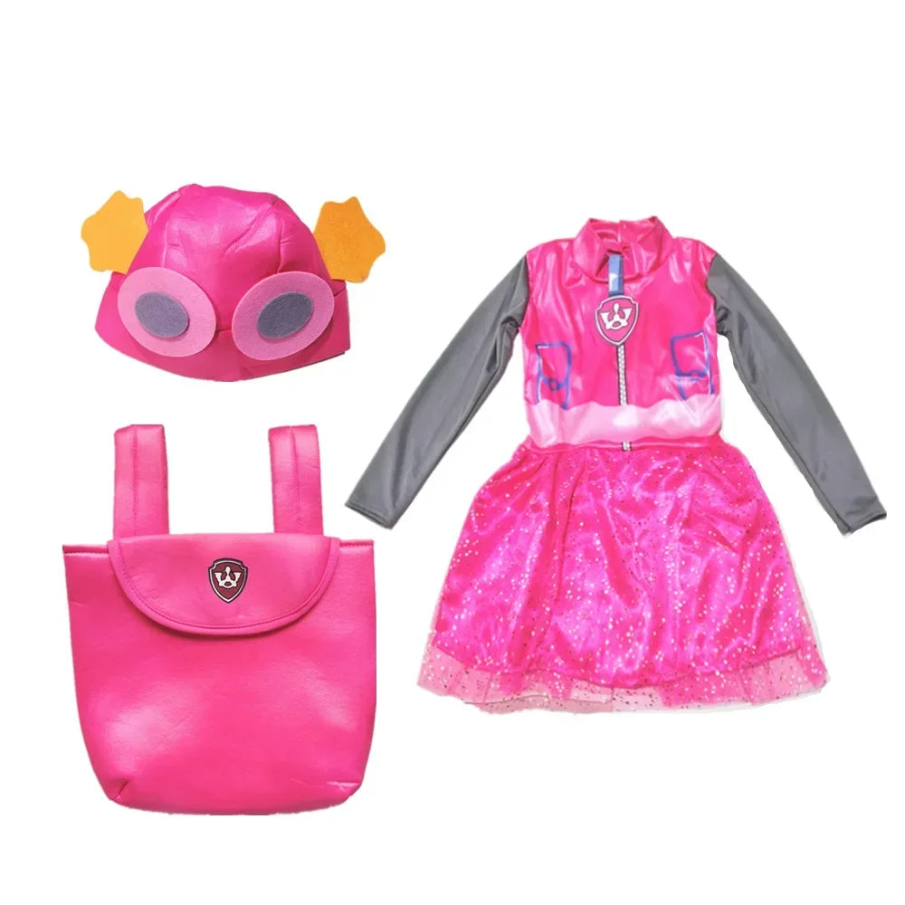 New Boy Girl Rocky Rubble Skye Marshall Zuma Chase Cosplay Costume Halloween Purim Child Kid Birthday Party Gift Fancy Dress