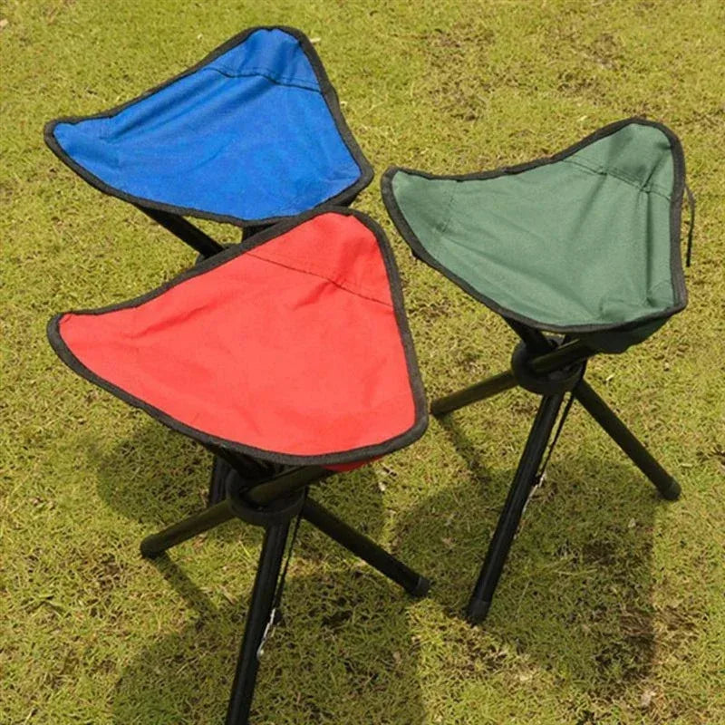 Multifunctional Folding Triangle Stool | Portable Outdoor Fishing Camping Bench