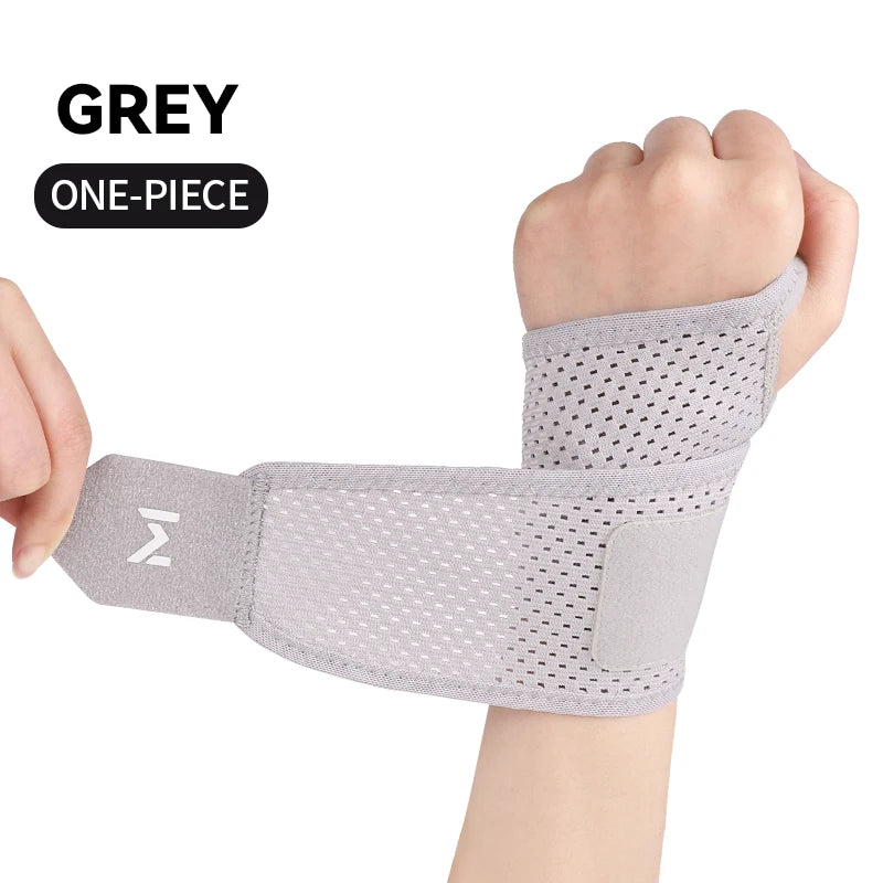 1 Breathable Mesh Wrist Support Joint Pain & Sprain Protection Chronic Overuse Wrist Support Wrap-Around Compression Sleeve