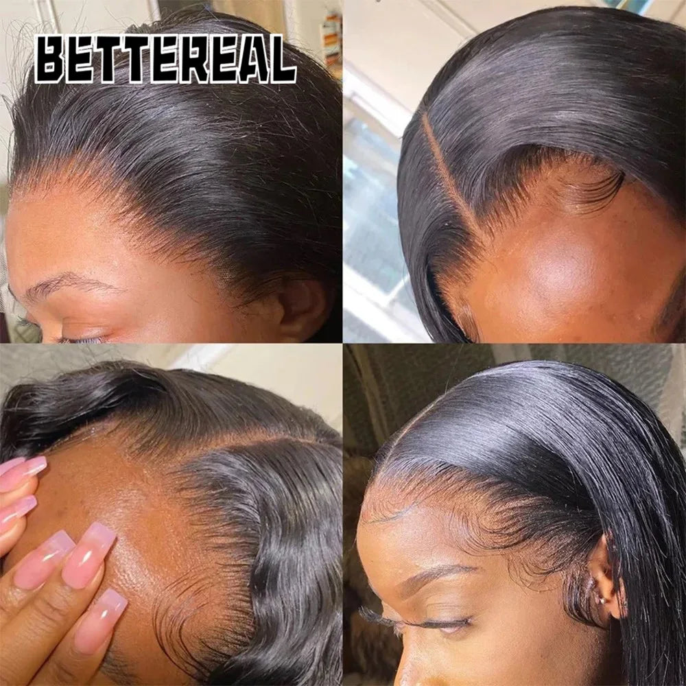 Real HD Frontal/Closure Only Invisible Melt Skin Lace 13x6 13x4 5x5 6x6 2x6 Raw Human Hair Lace Closure Body Wave & Straight