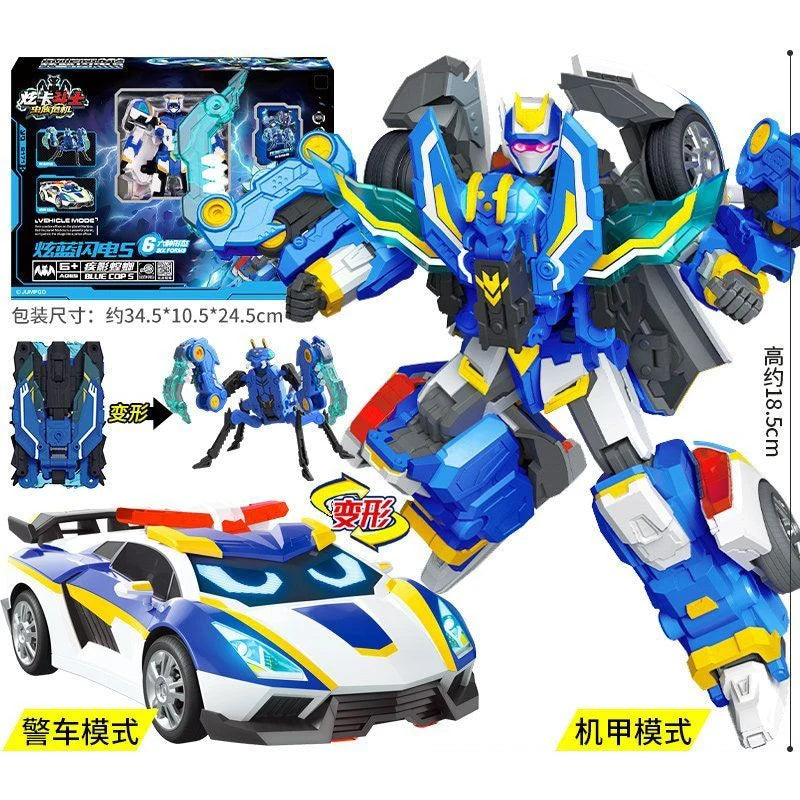 Metal Cardbot Insect Crisis Dexter Shaoow X Wilogliaroy Transforming Robot Car Card Action Figure Transformation Model Toy Gift