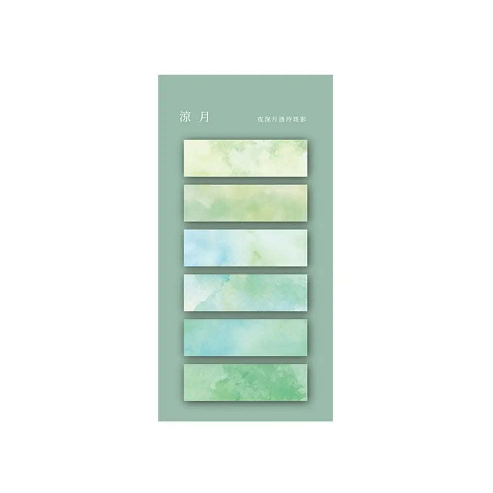 120 Sheets Morandi Color Stationery Kawaii Bookmark Posted It Sticky Notes Paper Sticker Index Memo Pad