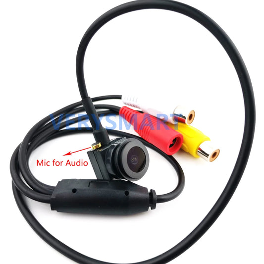 VERYSMART 700TVL Analog Camera Mini Home Security Surveillance Micro Camera 140 Degree Wide Angle HD Video