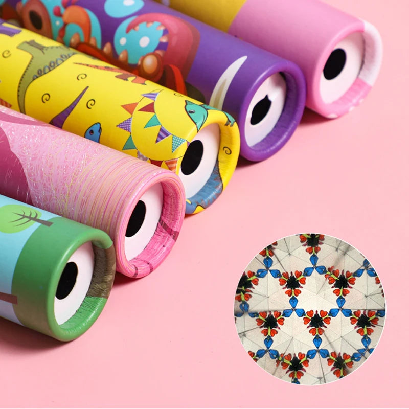 6Pcs Classic Kaleidoscopes Educational Toys Kids Birthday Party Favor Classroom Prizes School Return Gifts Goodie Fillers