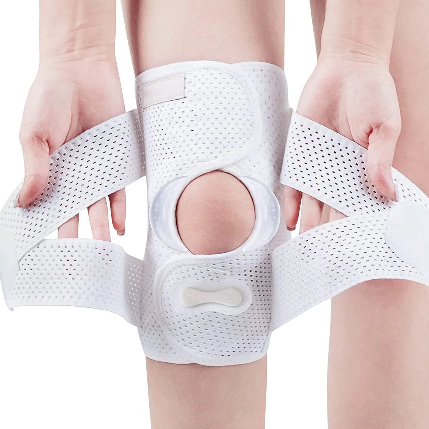 NEENCA 1 Pcs Knee Brace with Side Stabilizers Patella Gel Pad Knee Support for Meniscus Tear Knee Pain ACL MCL Injury Recovery