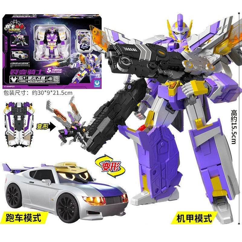 Metal Cardbot Insect Crisis Dexter Shaoow X Wilogliaroy Transforming Robot Car Card Action Figure Transformation Model Toy Gift
