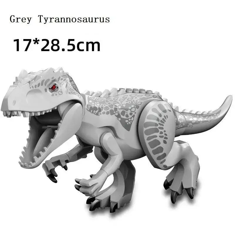 Jurassic World Brutal Raptor Building Blocks Dinosaur Model Tyrannosaurus Indominus T-Rex Assemble Educational Toy For Kids Gift