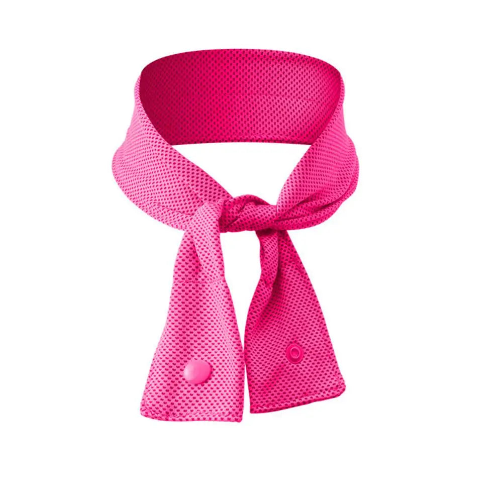 Summer Instant Cooling Ice Necklace Quick Dry Breathable UV Protection Neck Wrap Lightweight Portable Ice Towel for Sports