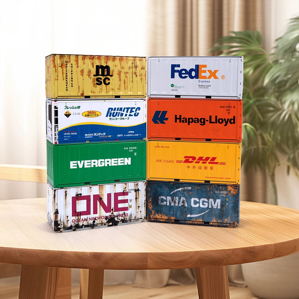 Mini Iron Storage Box Miniature Storage Iron Box Creative Decoration Collect Small Item Desktop Mini Container Model Xmas Gifts