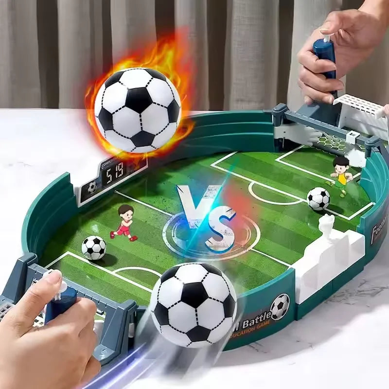 Large Desktop Football Table Children Puzzle Double Competitive Battle Football Board Game Parent-child Interactive Soccer Games