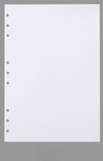 B5 9 Holes Loose-Leaf Notebook Refill Spiral Binder Paper Index Inside Page Dot Grid Blank Connell Stationery