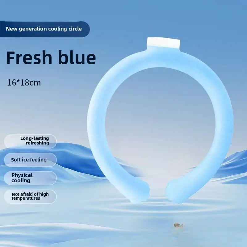 Summer Neck Cooling Ring Outdoor Running Fitness Fishing Cycling Travel Cool Neck Ring Portable Outdoor Cooling Accessories
