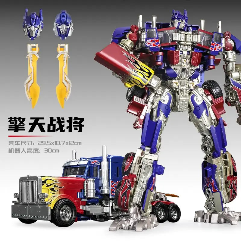 30CM Transformation Optimus Prime Bumblebee Megatron Autobots Toys Action Anime Figure Movie Doll Toys