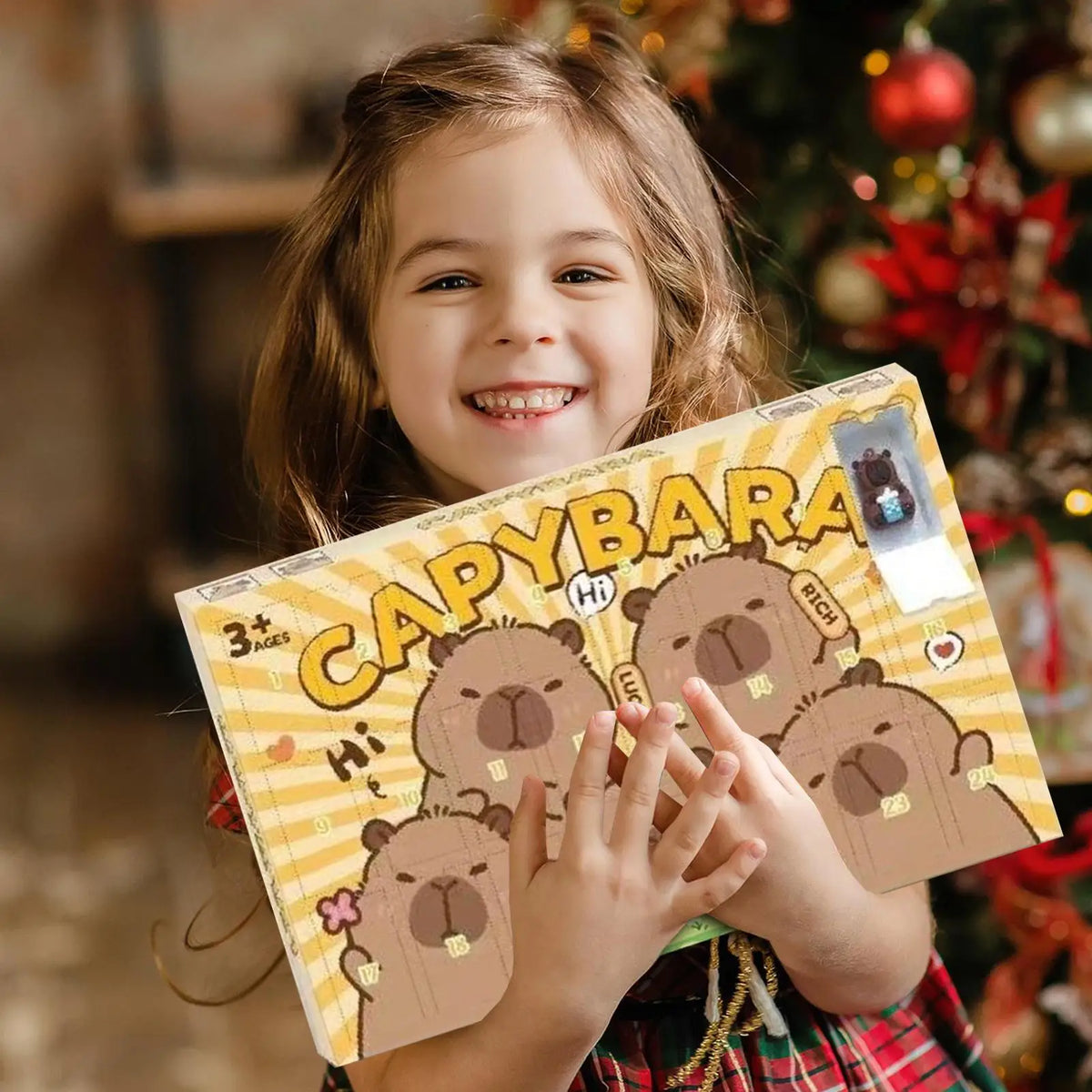 3D Capybara Advent Calendar – Cute Animal Toy Christmas Countdown for Kids