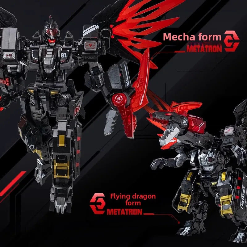 AULDEY Quantum Rangers Mecha Model, Premium Edition Quantum God of WarFigure, Dragon Magic Soul Decor Kids Toy Gift,KidsPresent