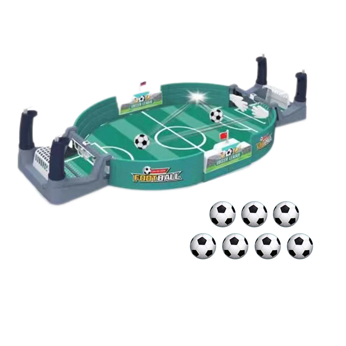 Large Desktop Football Table Children Puzzle Double Competitive Battle Football Board Game Parent-child Interactive Soccer Games