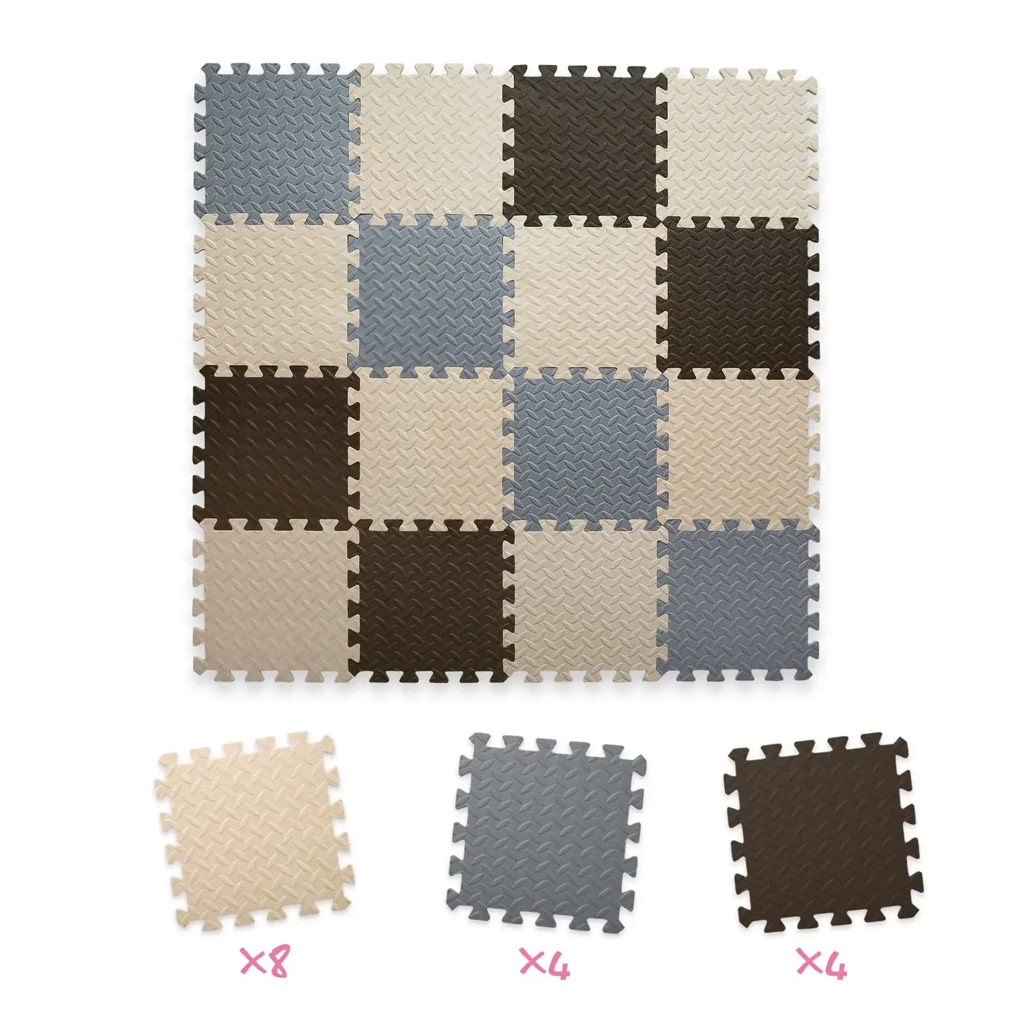 16Pcs Puzzle Mat for Children Kids Carpet Mats EVA Foam Rug Room Activities Mat for Baby Children Room Activities Mat 30*30*1cm