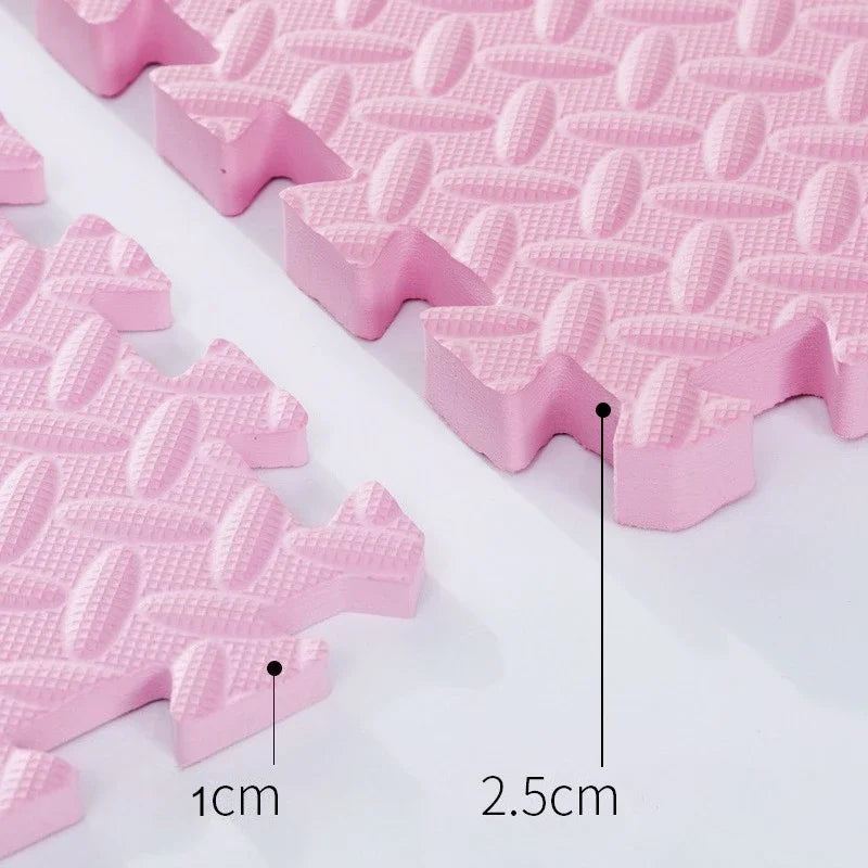 30*30*1/2.5CM Puzzle Mat for Children Baby Play Mat Kids Carpet Soundproof Gym Mat for Children's Room Activities Mat 2-16Pcs