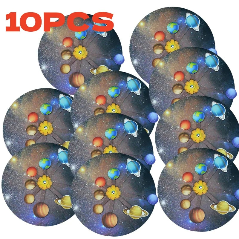 DIY Solar System Planet Model Science Experiment Toy Children's Education Toy Technology Experiment STEM Puzzle Planet