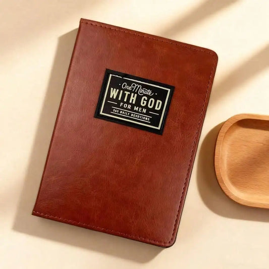 365 Days of Daily Prayer Brown Book, Bible Prayer Tracking Diary Journal for Men's Spiritual Growth