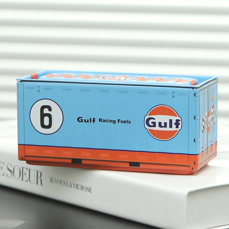 Mini Iron Storage Box Miniature Storage Iron Box Creative Decoration Collect Small Item Desktop Mini Container Model Xmas Gifts