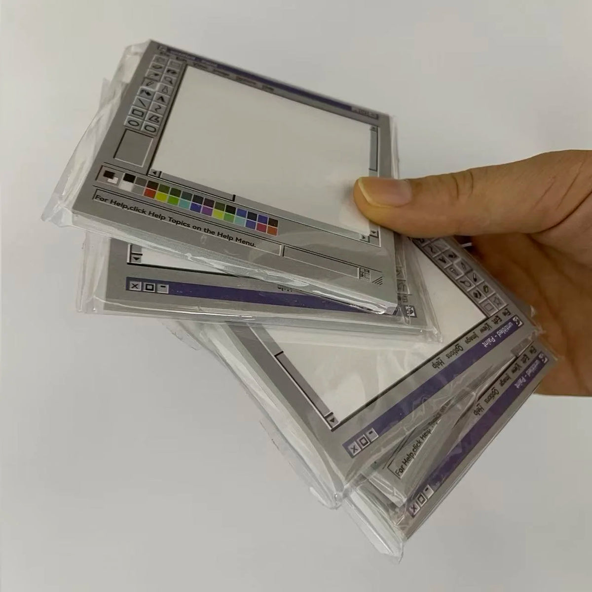 Vintage Computer Drawing Sticky Notes 50 Sheets - Ideal for Artists & Office Use,Durable Adhesive Notes, Sticky Notes for Office