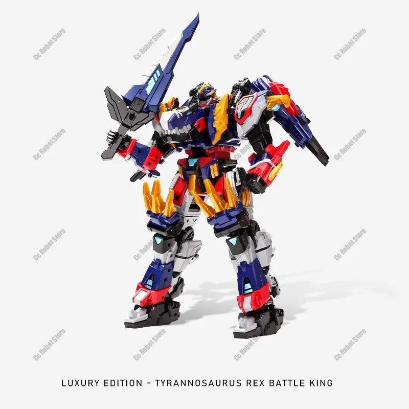 [In Stock] Dinosaur Tyrannosaurus Rex, Can Transform Into A Mecha Robot, Action Toy, Movable Boy's Toy Collection Gift