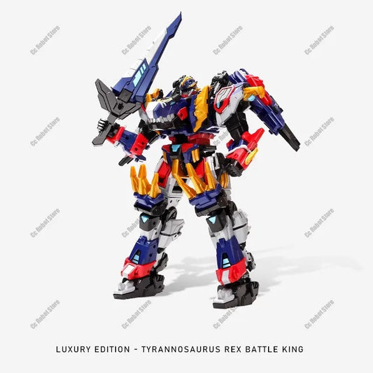 [In Stock] Dinosaur Tyrannosaurus Rex, Can Transform Into A Mecha Robot, Action Toy, Movable Boy's Toy Collection Gift