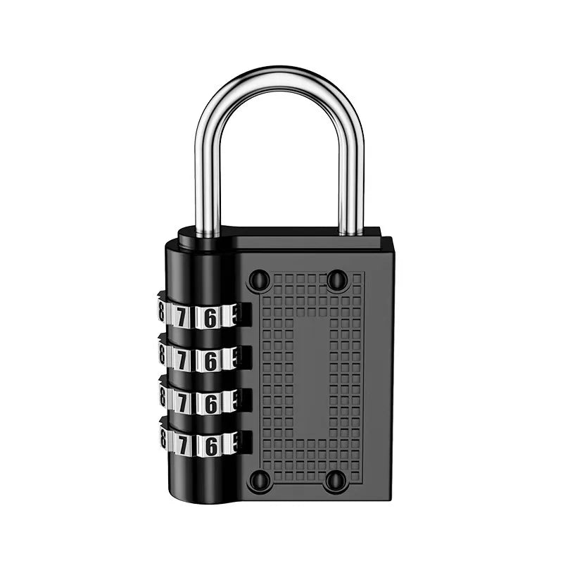 New Metal 4‑Digit Combination Padlock, Waterproof Outdoor Password Lock, Security Code Lock for Luggage, Home Cabinet and Drawer