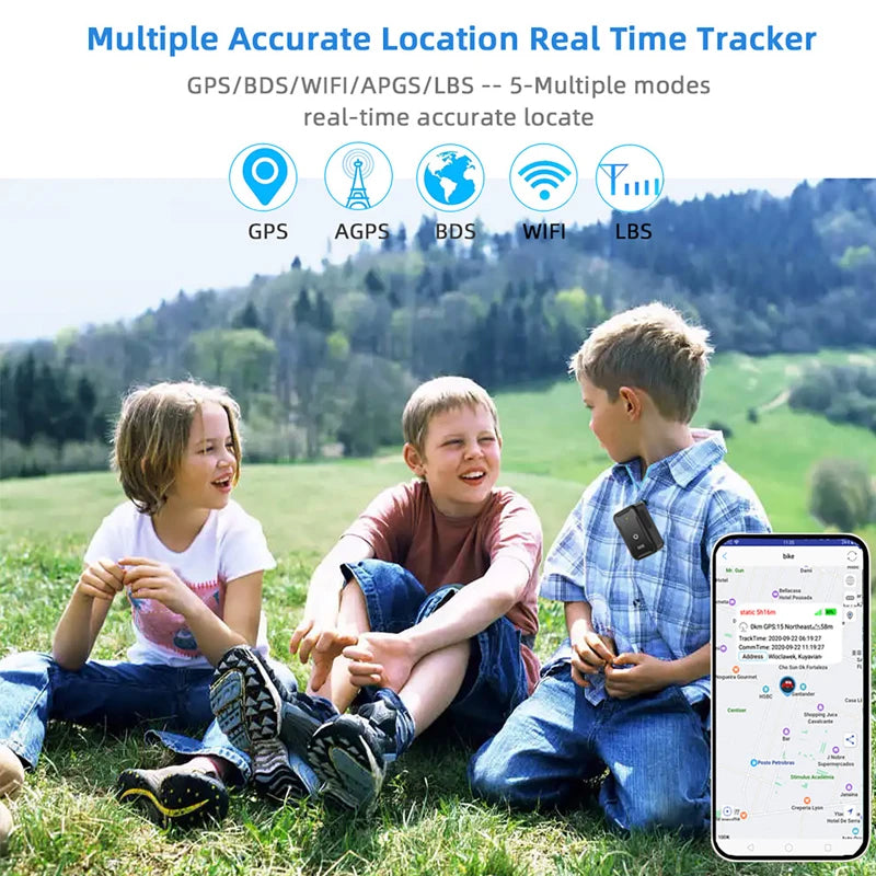 4G Car Tracking Device Real Time GPS Tracker Anti-Loss Location Tracker GPS Locator Children The Elderly Health Monitoring