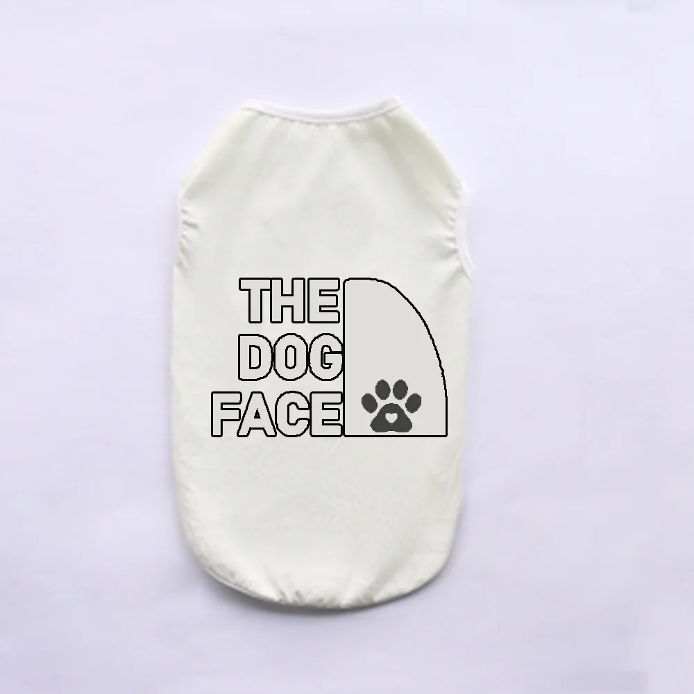 1 Pc Pet Summer Mesh Vest Cute Print Breathable Dog & Cat Clothes Ultra-Thin Cooling Sleeveless T-Shirt for Chihuahua Teddy