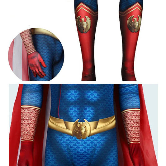 The Boys Cospaly The Homelander Costume Women Men Halloween Costume Antony Starr Superhero Zentai Suit Jumpsuit Cloak Bodysuit