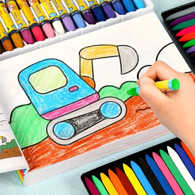 32-Page Kids Coloring Book - Fun Doodle & Drawing Activity | Educational Gift for Birthdays & Holidays | Chinese Version