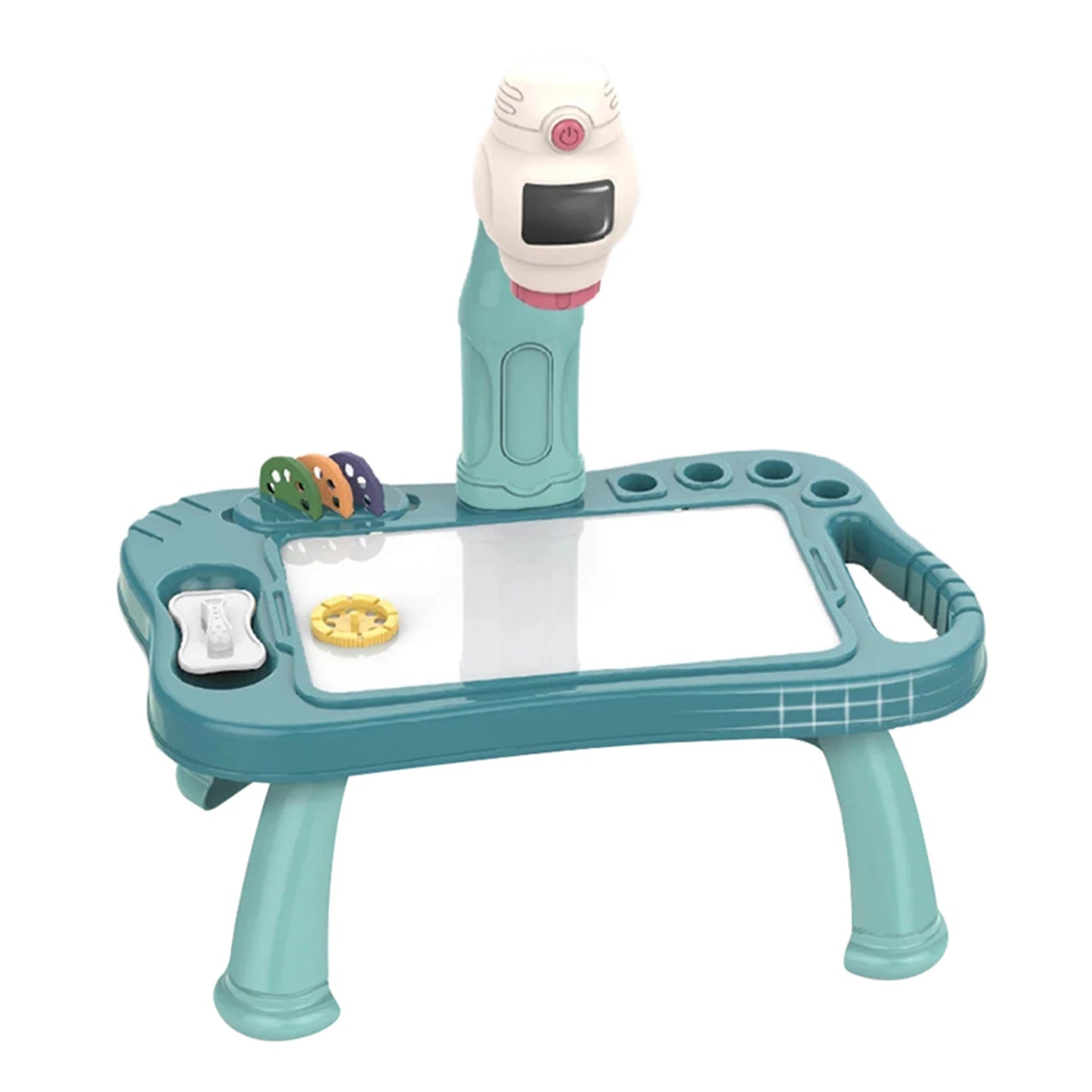 Children Led Projector Art Drawing Table Set Kids Painting Board Desk Arts Crafts Educational Learning Paint Tools Gift For Girl