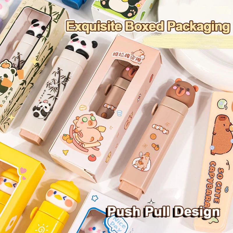 Creative Cartoon Eraser for Elementary School Students Cute and Traceless Eraser for Children to Promote Learning and Exams Penc