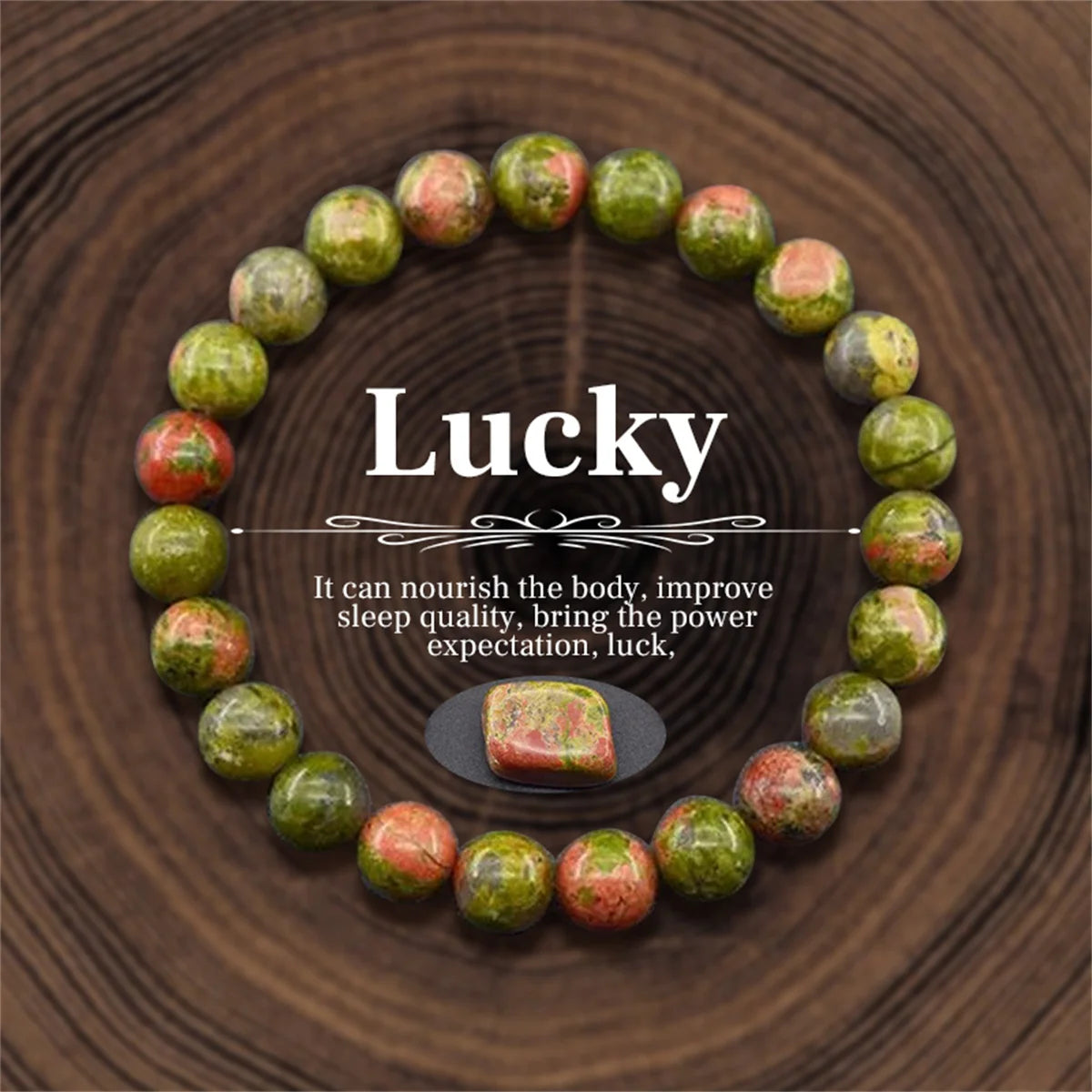 8mm Natural Stone Beaded Bracelets For Women Men Bring Wealth Love Energy Protection Crystal Beads Bracelets Meditation Jewelry