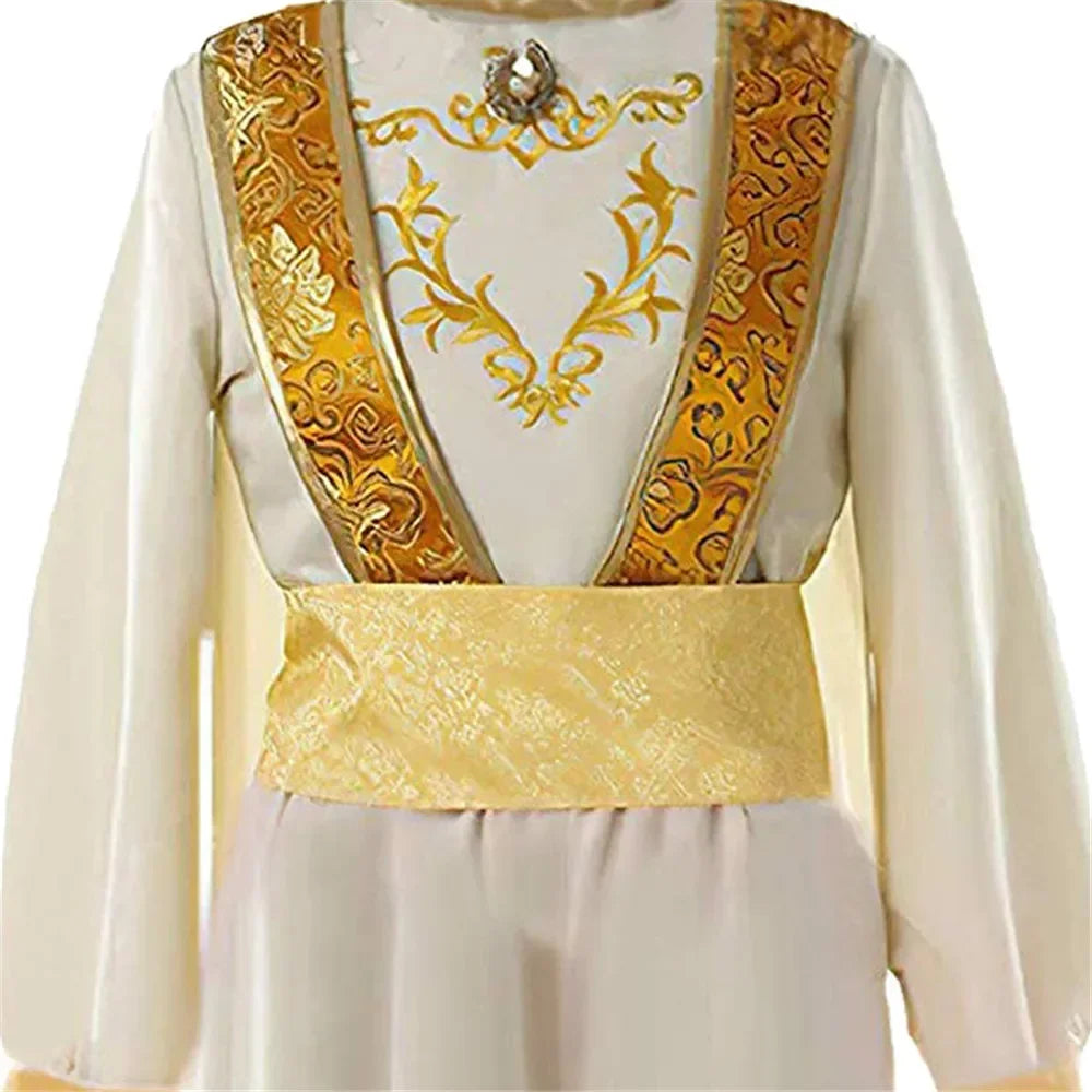 Prince Costume with Feather Hat – Top & Pants Set for Men & Boys, XS–XXL and 110–150 cm