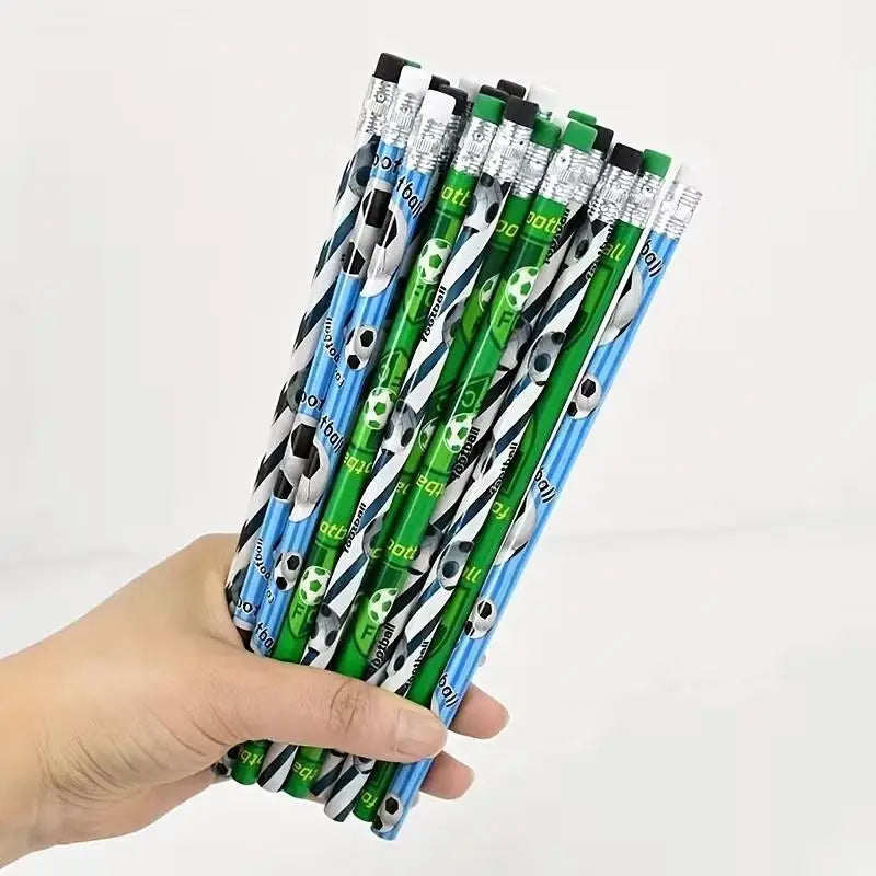 20pcs Soccer Pencil and Notebook Set for Kids Boys Sports Theme Birthday Party Favors Pinata Filler School Reward Christmas Gift