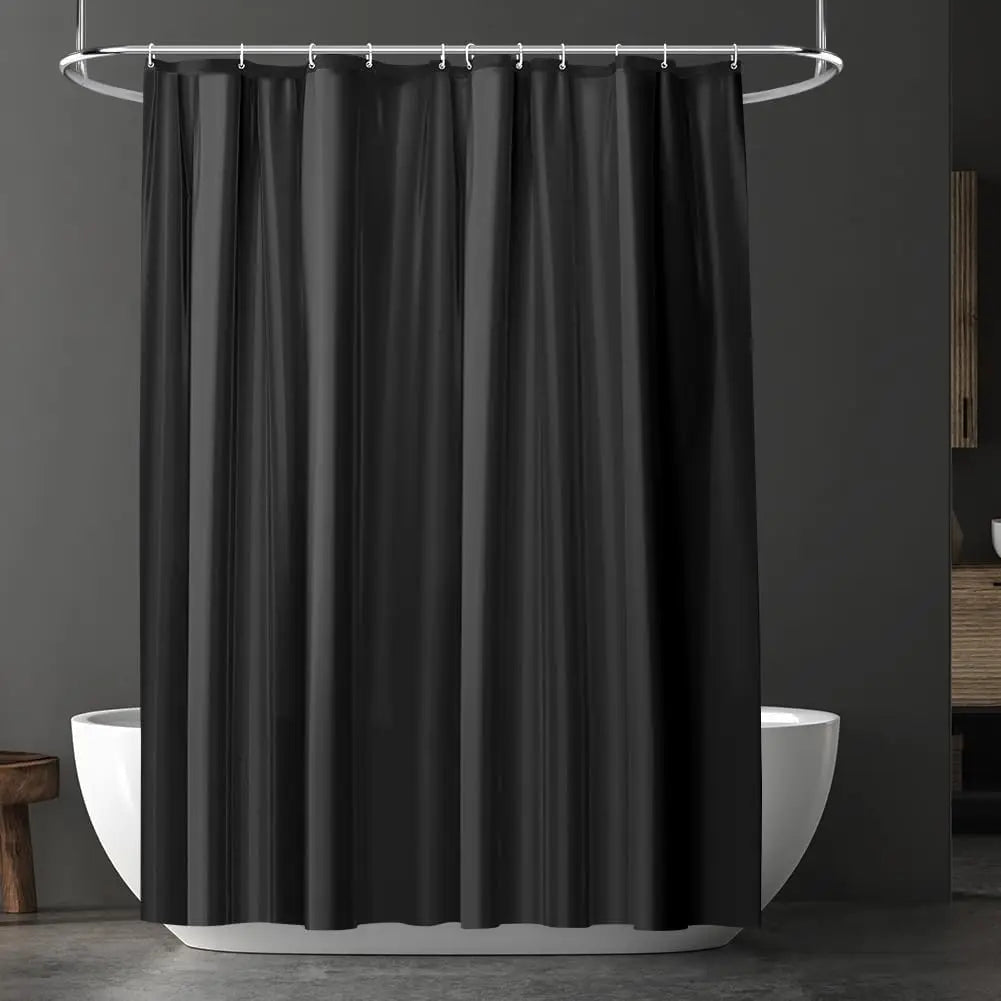 Waterproof Shower Curtain Liner for Bathtub 180x180cm Stall Bathroom Curtain with Magnets Plastic Mold Resistant Shower Curtain