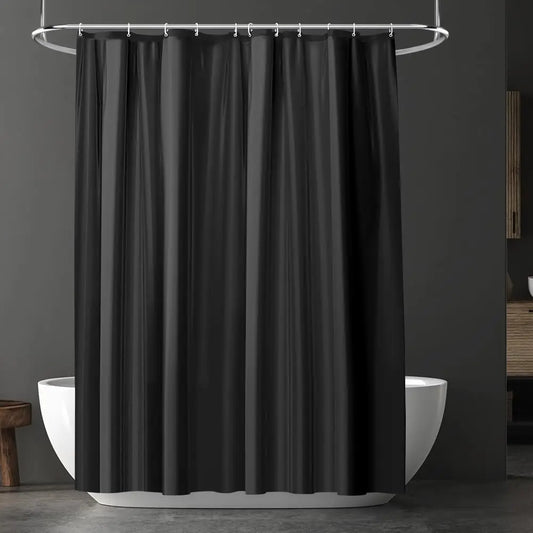 Waterproof Shower Curtain Liner for Bathtub 180x180cm Stall Bathroom Curtain with Magnets Plastic Mold Resistant Shower Curtain