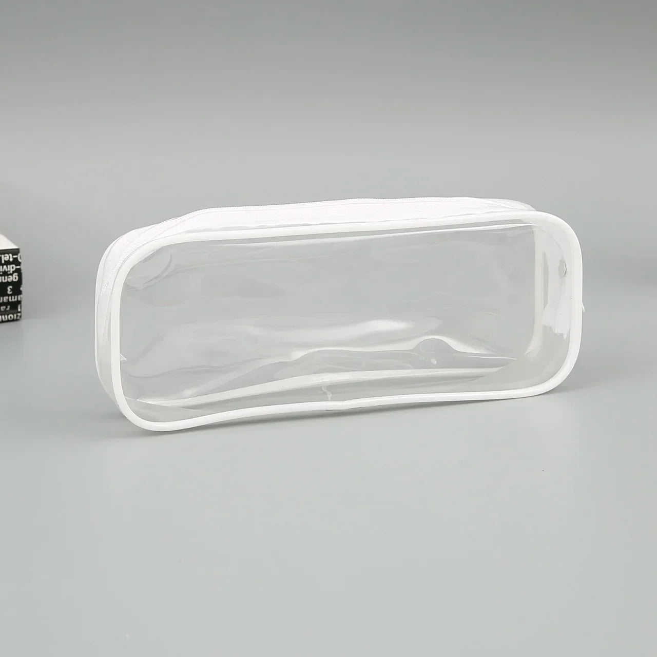 Transparent Pencil Case Zipper Simple style Pen Pouch Large Capacity Pen Bag for Students School&Office Stationary Supplies