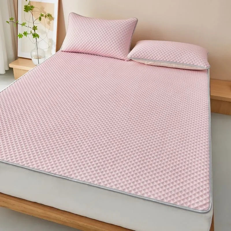 Single Queen King Cooling Mattress Topper Summer Mattress Pad for Hot Sleepers and Night Sweats Instant Cooling Mattress Cover