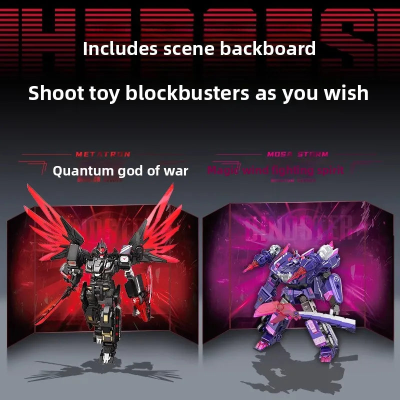 AULDEY Quantum Rangers Mecha Model, Premium Edition Quantum God of WarFigure, Dragon Magic Soul Decor Kids Toy Gift,KidsPresent