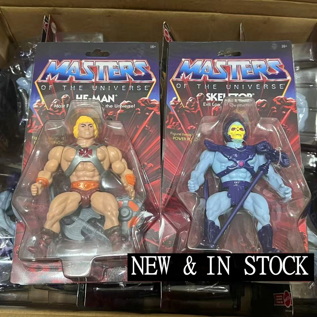 In Stock He Man Motu 80th Set Retro Skeletor Classics  5.5" Loose Action Figure for Adult